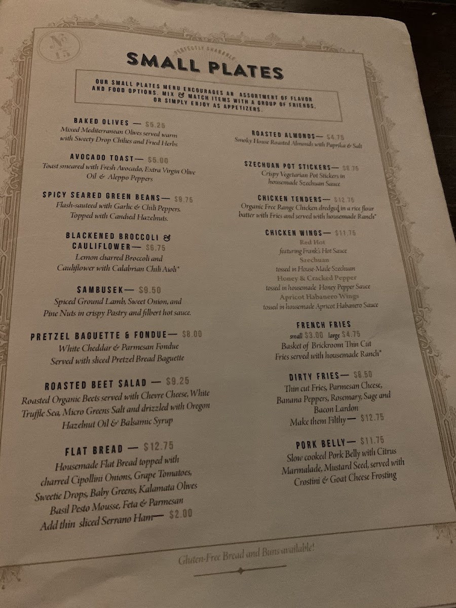 Brickroom Menu - Image 5
