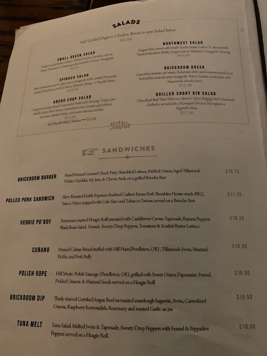 Brickroom Menu - Image 6
